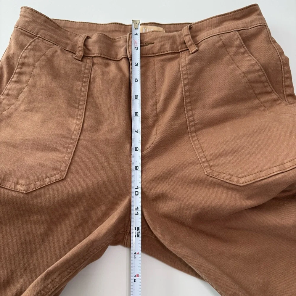 Kut from the Kloth Tan Wide Leg Jeans - Picture 10 of 14
